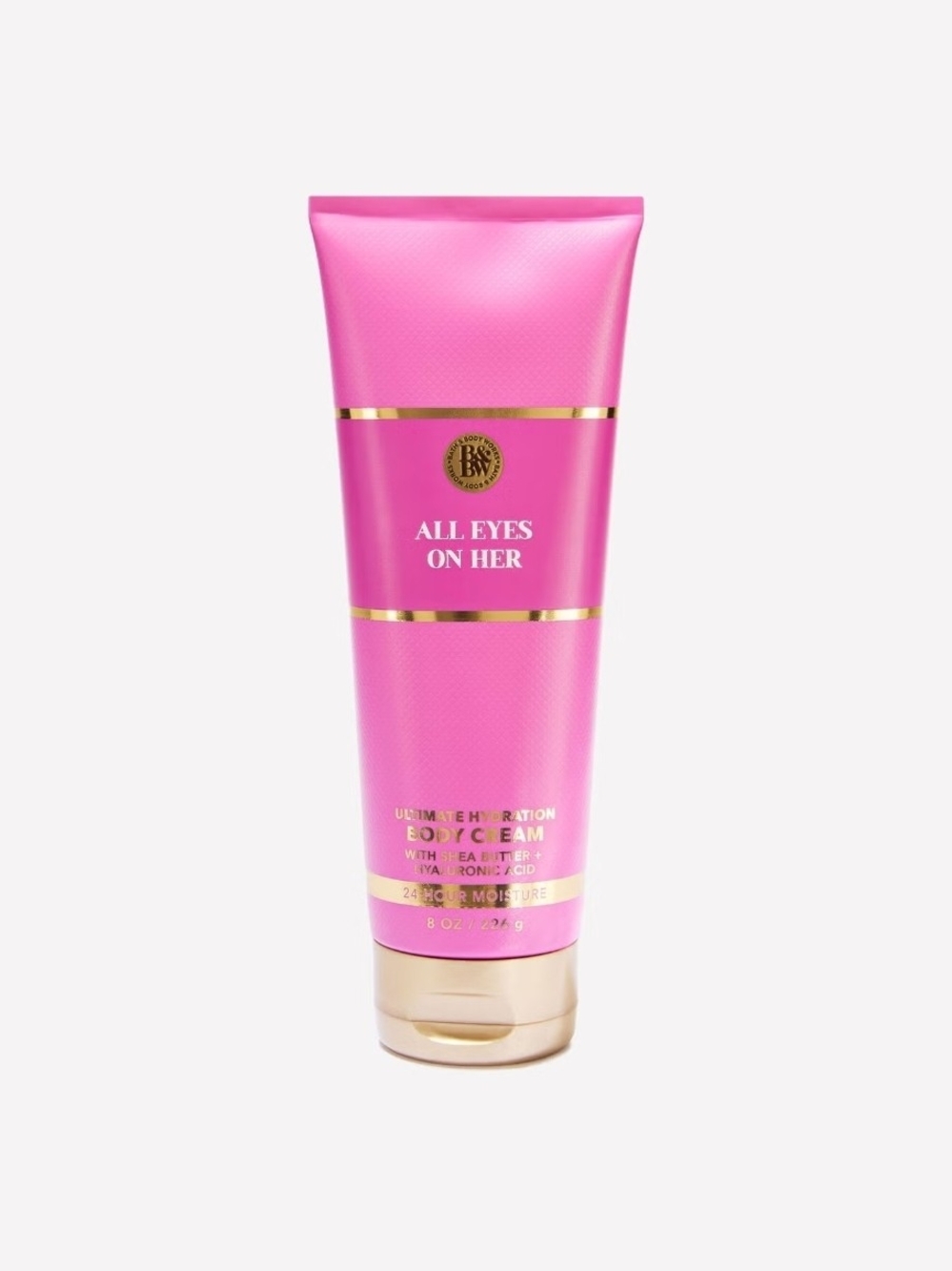Bath & Body Works All Eyes On Her Pink & Gold Body Cream
